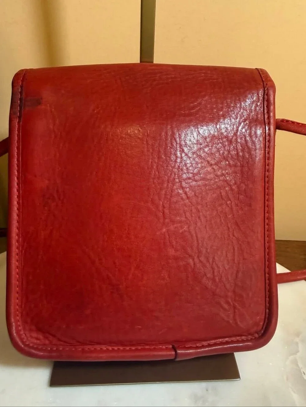 COACH NYC RED COMPACT POUCH